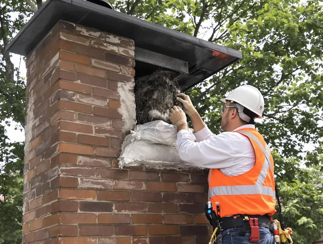 Humane removal of debris and animals by Cornelius Chimney Sweep in Cornelius, NC