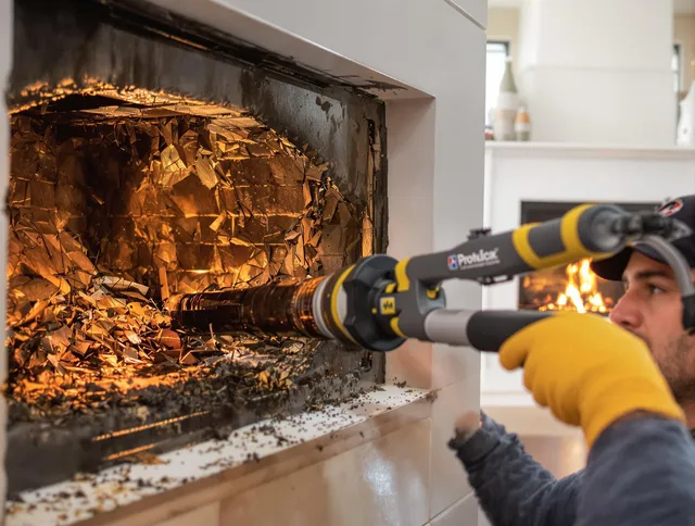 Professional chimney cleaning by Cornelius Chimney Sweep in Cornelius, NC