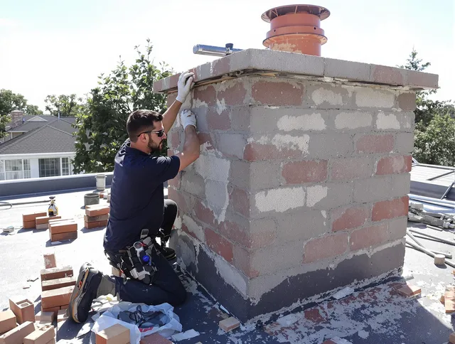 Advanced chimney repair process by Cornelius Chimney Sweep in Cornelius, NC