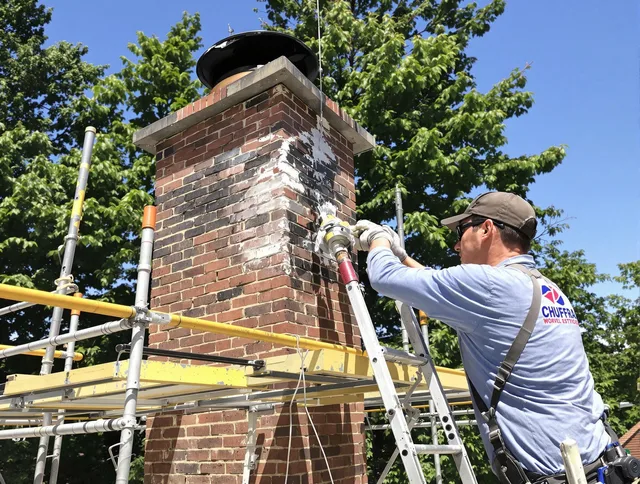 Structural chimney repair by Cornelius Chimney Sweep in Cornelius, NC