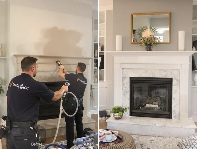 Professional soot removal by Cornelius Chimney Sweep team in Cornelius, NC